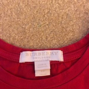 Girls Burberry shirt
